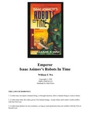 Cover of Emperor (Isaac Asimov's Robots in Time)