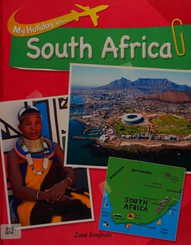 Cover of My holiday in South Africa