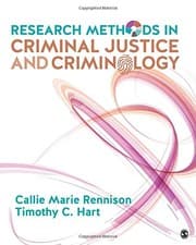 Cover of Research Methods in Criminal Justice and Criminology