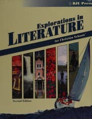 Cover of Explorations in Literature for Christian Schools -- Second Edition