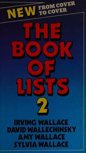 Cover of The Book of Lists #2 [Special Kimble Edition]
