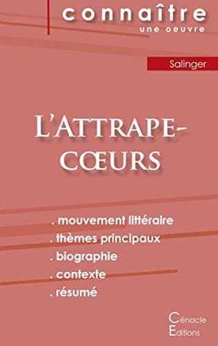 Cover of Fiche de Lecture L'Attrape-Coeurs de Salinger