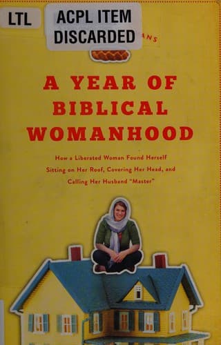 Cover of A year of Biblical womanhood