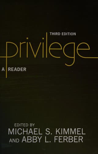 Cover of Privilege: A Reader