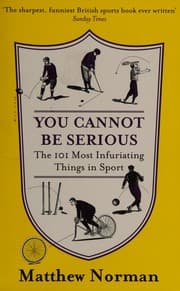 Cover of You cannot be serious