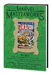 Cover of MARVEL MASTERWORKS KA-ZAR HC VOL 2 DM VAR ED 257 GIL KANE COVER