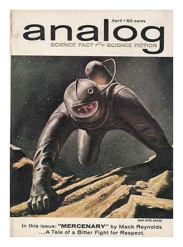 Cover of Analog Science Fiction & Fact, April 1962, Featuring H. Beam Piper *A Slave Is a Slave*