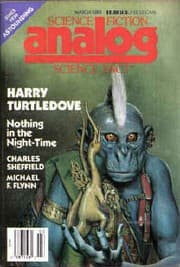 Cover of Analog Science Fiction and Fact, March 1989