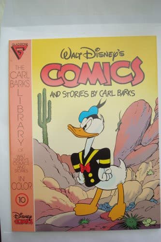 Cover of The Carl Bark's Library of Walt Disney's Comics and Stories in Color, No. 10