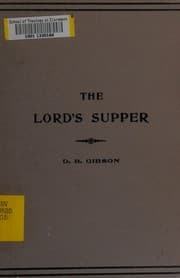 Cover of The Lord's supper