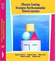 Cover of Effective teaching strategies that accommodate diverse learners