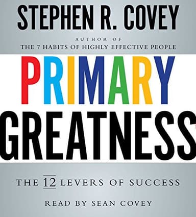 Cover of Primary greatness