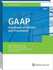 Cover of GAAP Handbook of Policies and Procedures