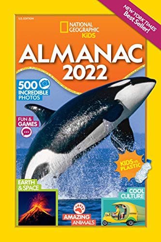Cover of National Geographic Kids Almanac 2022, U.S. Edition