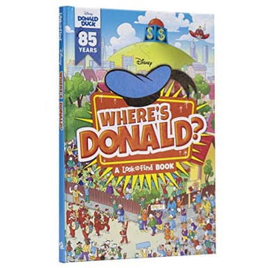 Cover of Disney Donald Duck - Where's Donald? A Look and Find Book - PI Kids