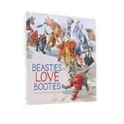 Cover of Beasties Love Booties - An Adorable Kids' Book About Dogs