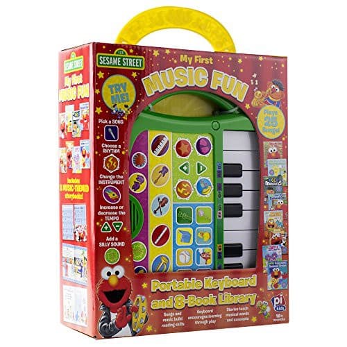Cover of Sesame Street - My First Music Fun - Portable Keyboard and 8-Book Library - PI Kids