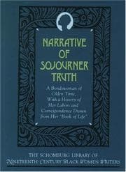 Cover of Narrative of Sojourner Truth, a bondswoman of olden time
