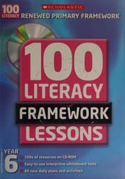Cover of 100 literacy framework lessons