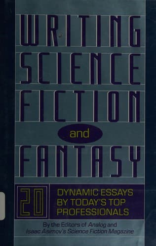 Cover of Writing Science Fiction and Fantasy