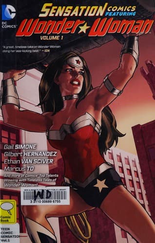 Cover of Sensation Comics featuring Wonder Woman