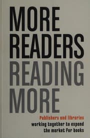 Cover of More readers reading more