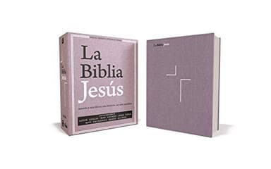 Cover of Biblia Jesús NVI, Tapa Dura, Tela Lavanda