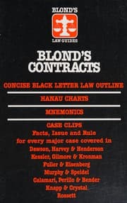 Cover of Blond's contracts
