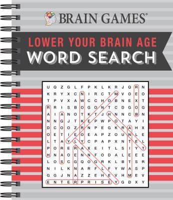 Cover of Brain Games Lower y Brain Age Word Search