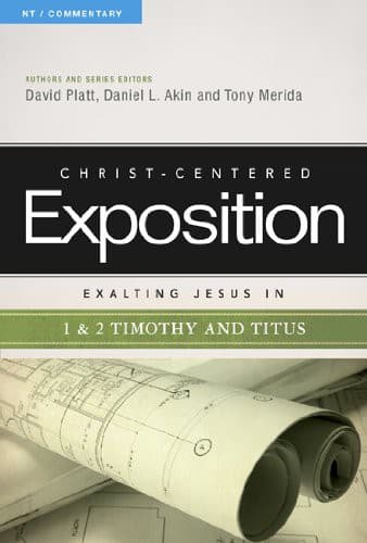 Cover of Exalting Jesus in 1 & 2 Timothy and Titus