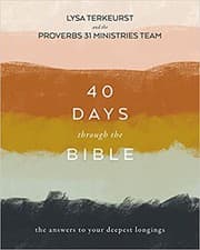 Cover of 40 Days Through the Bible
