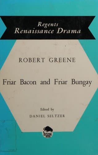Cover of Friar Bacon and Friar Bungay