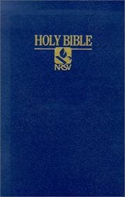 Cover of NRSV Bible