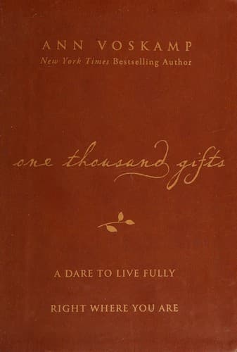 Cover of One thousand gifts devotional