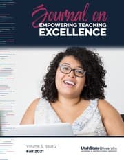 Cover of Journal on Empowering Teaching Excellence, Fall 2021