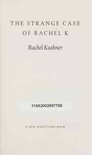 Cover of The strange case of Rachel K