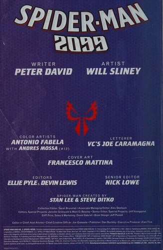 Cover of Spider-Man 2099 Volume 2
