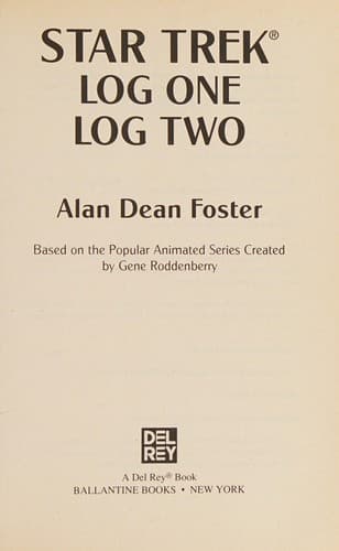 Cover of Star Trek - Logs One and Two