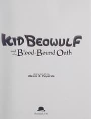 Cover of Kid Beowulf and the blood-bound oath
