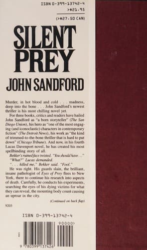 Cover of Silent prey