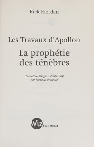 Cover of Les travaux d'Apollon