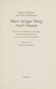Cover of Mein langer Weg nach Hause