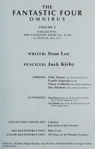 Cover of Fantastic Four