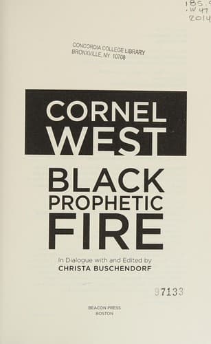 Cover of Black Prophetic Fire