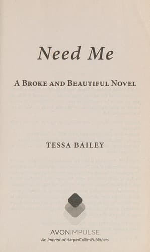 Cover of Need Me