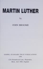 Cover of Martin Luther