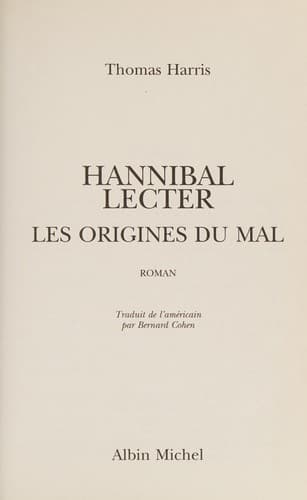 Cover of Hannibal Lecter