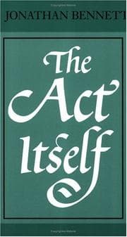 Cover of The Act Itself