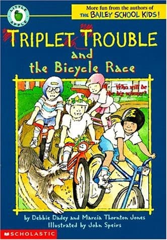 Cover of Triplet Trouble and the Bicycle Race
