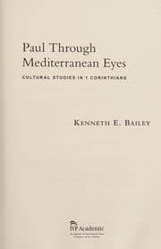 Cover of Paul through Mediterranean eyes